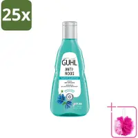 Guhl 25 x - Shampoo - Anti-Roos - 250 ml - Bulkverpakking - Anti-roos shampoo - Douchemop - Roosvrije hoofdhuid