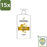 Pantene 15 x - Pro-V – Shampoo – Repair & Protect – 1000 ml - Wasstrips - Haarschade - Haarbescherming - Haarversterking - Haarverzorging - Schade Door Stylen