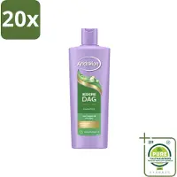 Andrélon 20 x – Shampoo – Iedere Dag – 400 ml - Grootverpakking - Vaatwasstrips - Dagelijks Haar Wassen - Fris Haar - Gezond Haar - Zonnebloemolie Shampoo - Milde Shampoo