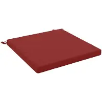 vidaXL Zitkussens SOEST 100% Polyester Wijnrood 60 x 60 x 5 cm