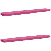 vidaXL 2-delige Bankkussens VUGHT 2 st 100% Polyester Roze
