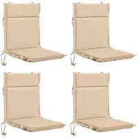vidaXL Kussen voor lage rugstoel GEMERT 4 st 100% Polyester