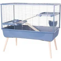 Zolux NeoLife 100 L wire cage for rabbits and rodents on feet - Blue