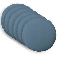 vidaXL Kussen met kussen HEERLEN 6 st Jeans Blauw Stof
