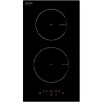 Oceanic Domino built-in black induction - 3500W - 2 Boosters