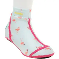 Duukies - Meisjes UV-strandsokken - Flamingo Mint - Mint - maat 32-33EU
