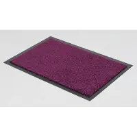Hamat Twister Flat Droogloopmat 80x120 cm - Paars - Wasbare Deurmat – Binnenmat – Vuil- en Vochtopnemend