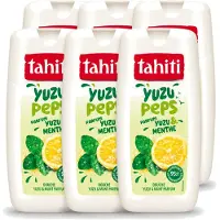 Tahiti 6 x – Douchegel – Yuzu Peps Yuzu & Munt - 250 ml - Voordeelverpakking - 6 stuks