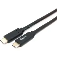 Equip 128348 USB-kabel USB 3.2 Gen 1 (3.1 Gen 1) 0,5 m USB C 5 Gbit/s 60 W Zwart