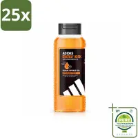 Adidas 25 x – Douchegel – Active Skin & Mind Energy Kick – 250 ml - Grootverpakking - Vaatwasstrips - Douche Gel - Energie - Frisheid - Citroen - Huidverzorging