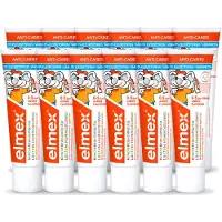 Elmex 12 x - Tandpasta - Peuter - Anti Cariës - 0% Dye - 75 ml - Voordeelverpakking - 12 stuks