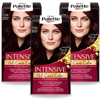 Schwarzkopf 3 x Poly Palette – Haarverf – 45505 Mahoniezwart – 115 ml - Voordeelverpakking - 3 stuks