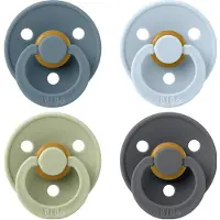 BIBS Fopspeen Colour Petrol/Sage/Baby Blue/Iron 6-18 mnd 4 st