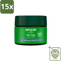 Weleda 15 x - Nachtcrème voedend - Skin Food - 40 ml - Wasstrips - Nachtcrème - Voedende Crème - Huidherstel - Huidverzorging - Stralende Huid