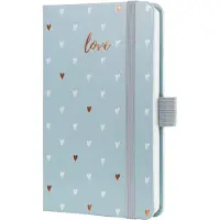 Sigel weekagenda Beauty 2026 formaat A6 Grey Love hardcover