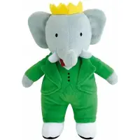 Jemini Babar Elephant Plush +/- 20 cm - - Perfect representation of the king of elephants.