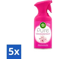 Air Wick 5 x - Luchtverfrisser Spray - Aziatische Kersenbloesem - 250ml - Voordeelverpakking - 5 stuks