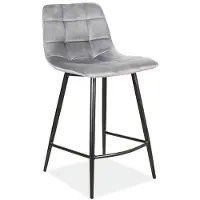 Signal Hoker Mila Velvet Grijs 60cm - Stijlvol en Comfortabel