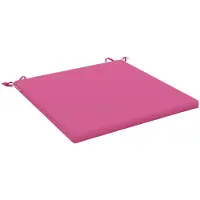 vidaXL Zitkussens SOEST 100% Polyester Roze 60 x 60 x 3 cm
