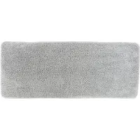Tendance Badmat Aquarius - microfiber - hoogpolig - extra lang - lichtgrijs - 50 x 120 cm - antislip