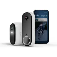 Arlo Essential3 SET - Beveiliging set voor buiten en voordeur, 1-Cam (2K) & 1-Deurbel (HD)