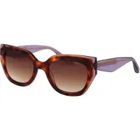 Ted Baker TB1757 Koraal 100 glans klassieke tortoise bruin gradiënt zonnebril