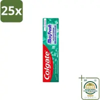 Colgate 25 x - Max Fresh Clean Mint - Tandpasta - 100ml - Wasstrips - Tandpasta - Tanden Reinigen - Tanden Witter Maken - Tandbederf Bestrijden - Tandsteen Verwijderen