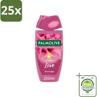 Palmolive 25 x - Douchegel - Alluring Love - Aroma Essence - 250 ml - Grootverpakking - Vaatwasstrips - Douchegel - Geur - Hydratatie - Verzorging - Bloemige Geur