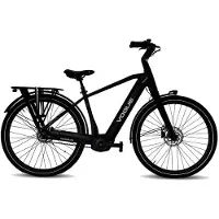 Vogue Prestige Belt-Drive - Elektrische Fiets - 28 inch - 250W motor - Actieradius tot 100 km - 7 versnellingen - 522Wh accu - Voorvering - Matt Black