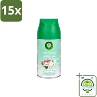 Air Wick 15 x – Navulling – Freshmatic Jasmijn & Appelbloesem – 250 ml - Grootverpakking - Vaatwasstrips - Lentedauw - Geur - Geurverspreiding - Geurneutralisatie - Parfum