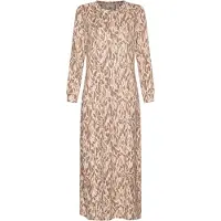 Pastunette - Nachthemd Lang - Mirage - Fleece - Bruin/Beige - Maat 46