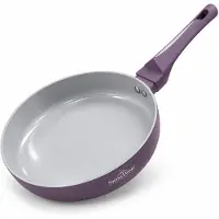 Swiss Haus LFP24T Koekenpan Inductie - Ø 24 cm - PFAS Vrij Bakpan - Pan Met Sapphire Anti-aanbak - Koekenpannen Voor Alle Warmtebronnen - Paars