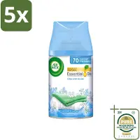 Air Wick 5 x - Luchtverfrisser Navulling - Fris Linnen & Lila - Automatische Spray - 250 ml - Wasstrips - Luchtverfrisser - Frisheid - Geur - Geurverspreiding - Automatische Geur
