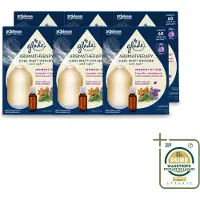 Glade 6 x – Aromatherapy Mist Diffuser – Starterpakket – Houder + Moment of Zen Navulling - 17,4 ml - Wasstrips - Aromatherapie - Ontspanning - Geur - Luchtverfrisser - Diffuser