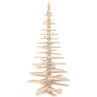 vidaXL - Houten - kerstboom - KOTKA - 210 - cm - Massief - grenenhout - Natuurlijk