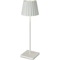 Sompex Troll 2.0 - LED tafellamp voor buiten en binnen - Werkt op batterijen - Aluminium - Dimbaar - Incl. Inductie - Wit