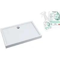 Schedpol Kronos PLUS - Rechthoekige Douchebak - 120x90x14 - Antibacteriële Coating - Easy to Clean