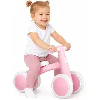 Suotu Loopfiets - Jongens en Meisjes - Speelgoed 1 jaar t/m 3 jaar - Certified Speelgoed - Roze