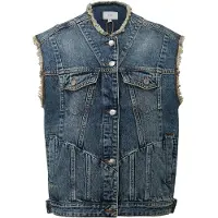 QS Bodywarmer blauw denim