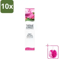 Therme 10 x - Interieurspray - Saigon Pink Lotus - Oosterse Romantiek in Huis - 60 ml - Bulkverpakking - Interieurspray - Douchemop - Geur