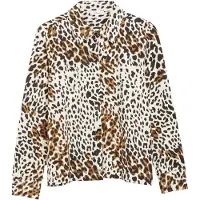 s.Oliver Blouse karamel / donkerbruin / wit