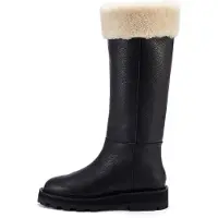 Australia Luxe Collective , dames winterlaarzen, model TITAN, zwart, glad leer, maat 41