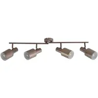 LINDBY Plafondlampe , Ovelia, dimbare, Roestbruin, Woonkamer, Metaal, Modern