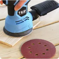 CHPN - Schuurpad - Schuurschijven - 150MM - K-80 - Korrel 80 - Klittenband en Gaten - Schijf voor schuurmachine - Universeel