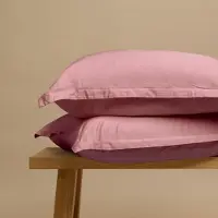 Coco & Cici - TENCEL Sateen Kussensloop Mauve - 1 kussensloop 50x60