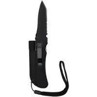 Fosco Survival mes met firestarter en zaklamp