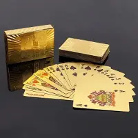 CHPN - Speelkaarten - Kaarten - Goudkleurige speelkaarten - Waterafstotend en Vouwbestendig - Pokerkaarten - Chique kaartspel - Kaartspel - Cards