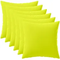 vidaXL Kussen met kussen HEERLEN 6 st Heldere Groen. Polyester