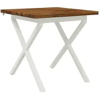 vidaXL Vierkante Eettafel 80 x 80 x 75 cm Massief Acacia Hout