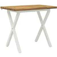 vidaXL Vierkante Eettafel 90 x 55 x 75 cm Massief Acacia Hout